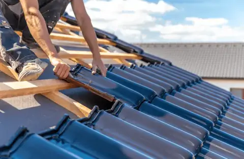 Couverture de toiture à Archiac